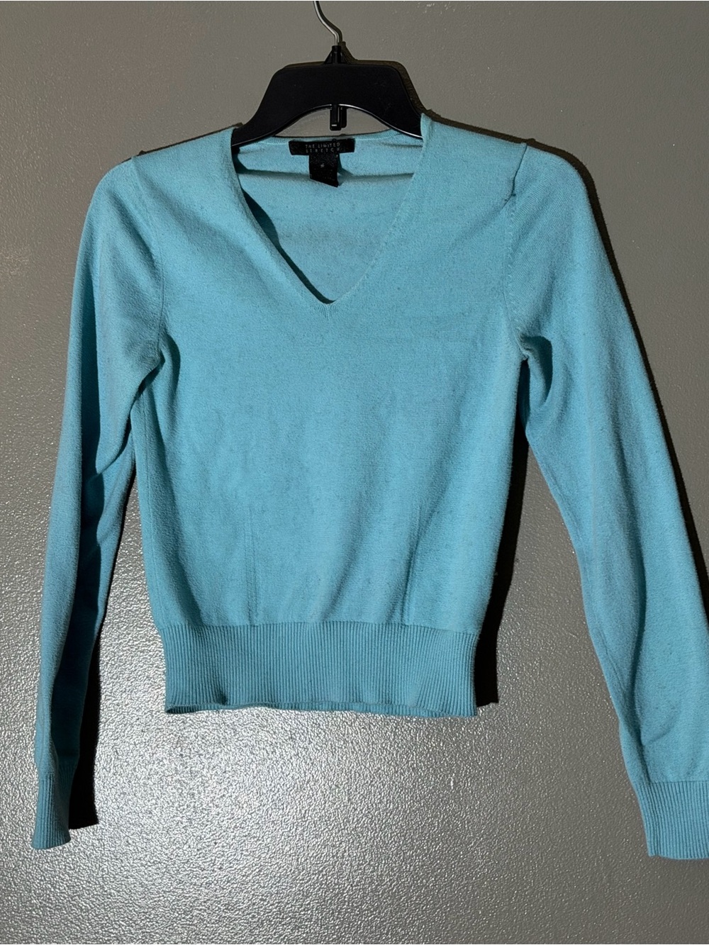 The Limited Light Blue V-Neck Sweater